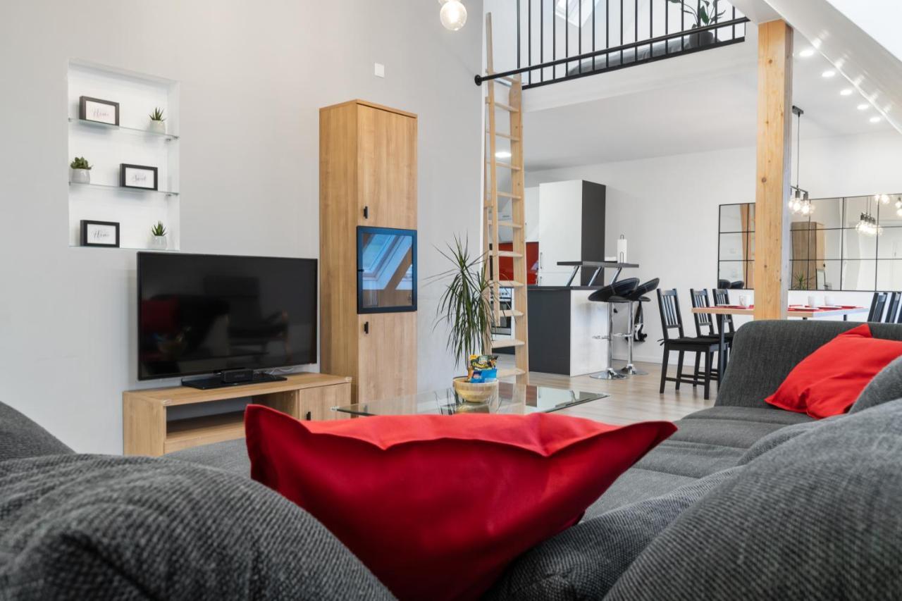 Modernes 3-Zimmer Loft Mit Balkon Hennesee 5 Min Eslohe Exterior foto